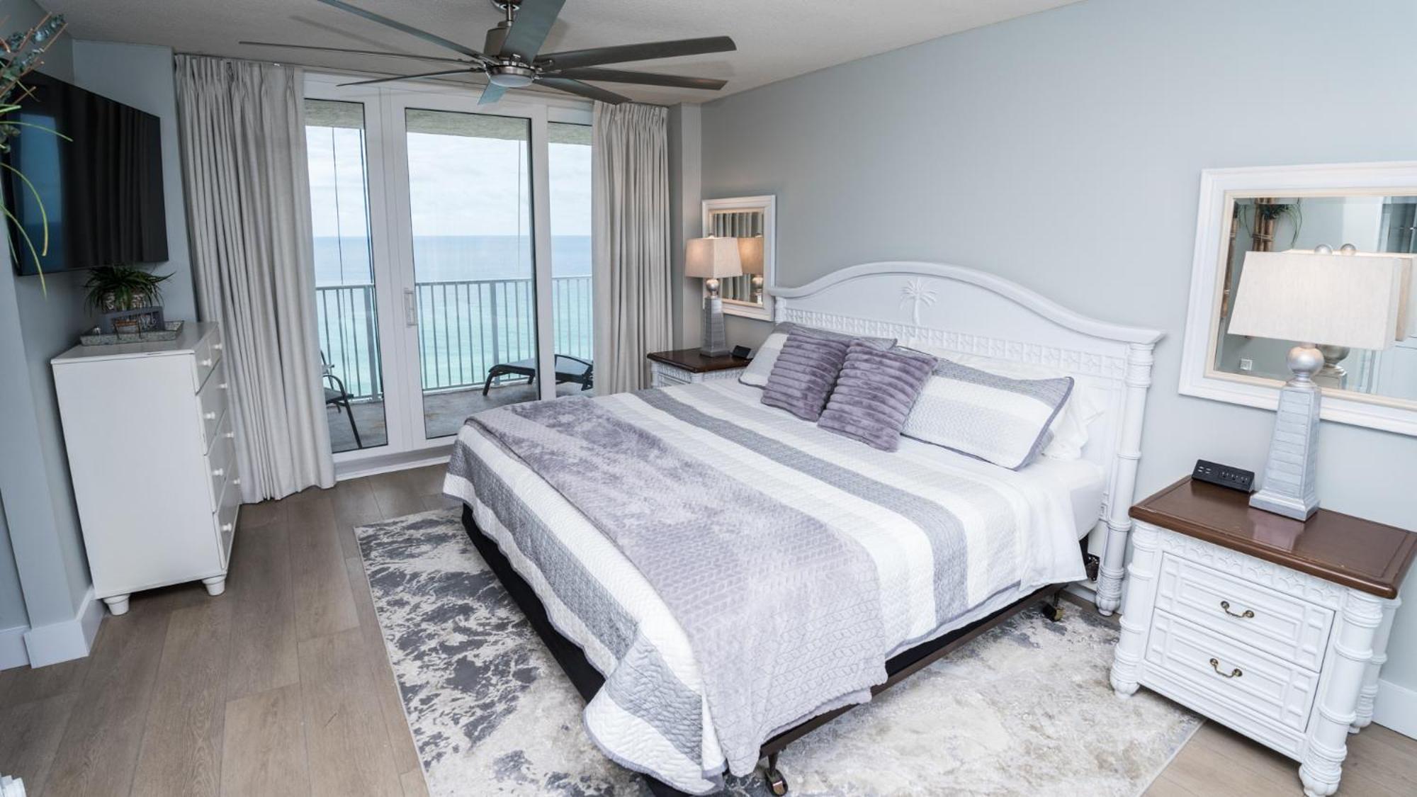 New Rental - 3Br 3Ba Corner Beachfront - 2024 Remodel - 3 Pools, Tiki Hut, Gym, Tennis Panama City Beach Exterior photo