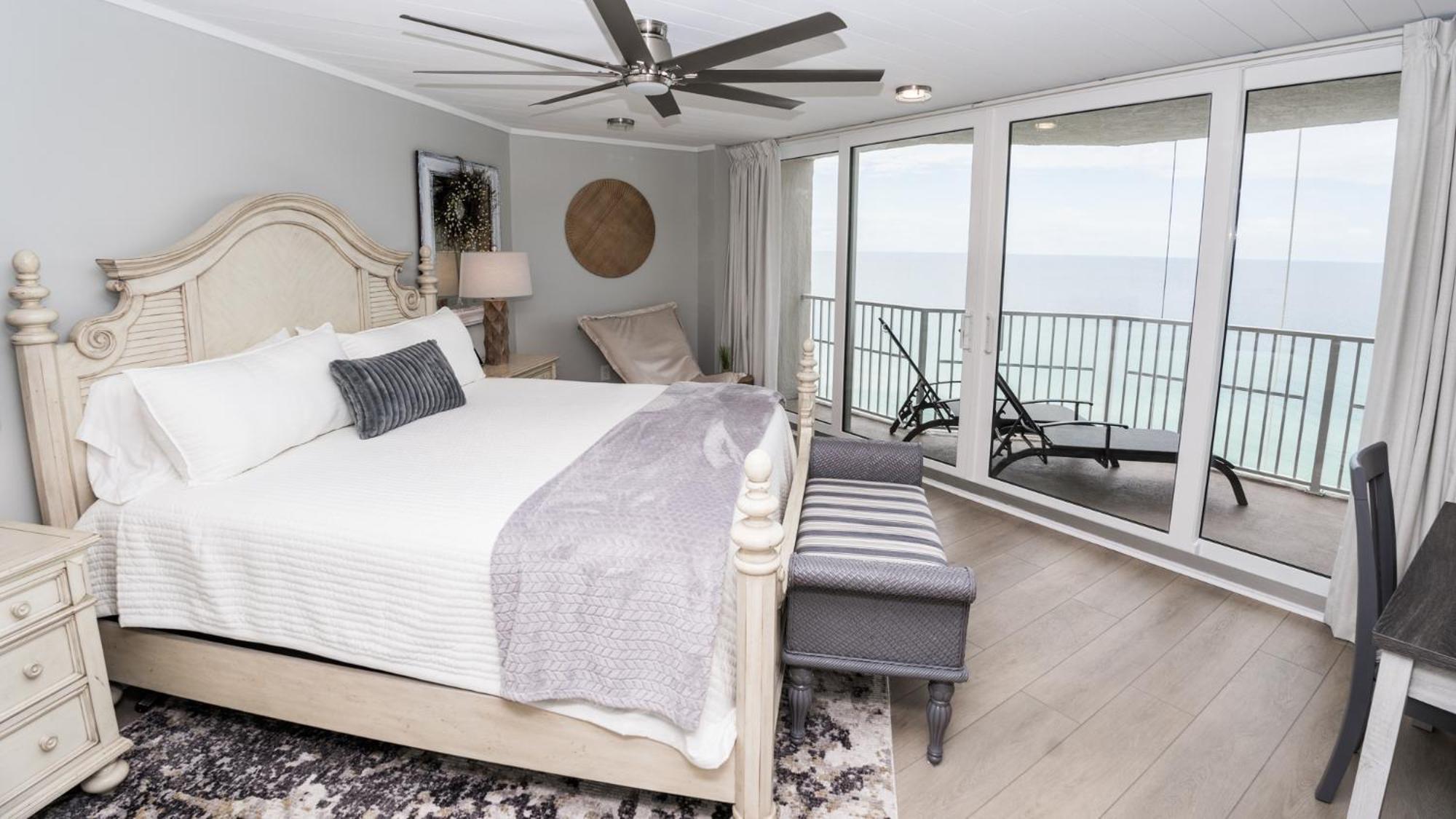 New Rental - 3Br 3Ba Corner Beachfront - 2024 Remodel - 3 Pools, Tiki Hut, Gym, Tennis Panama City Beach Exterior photo